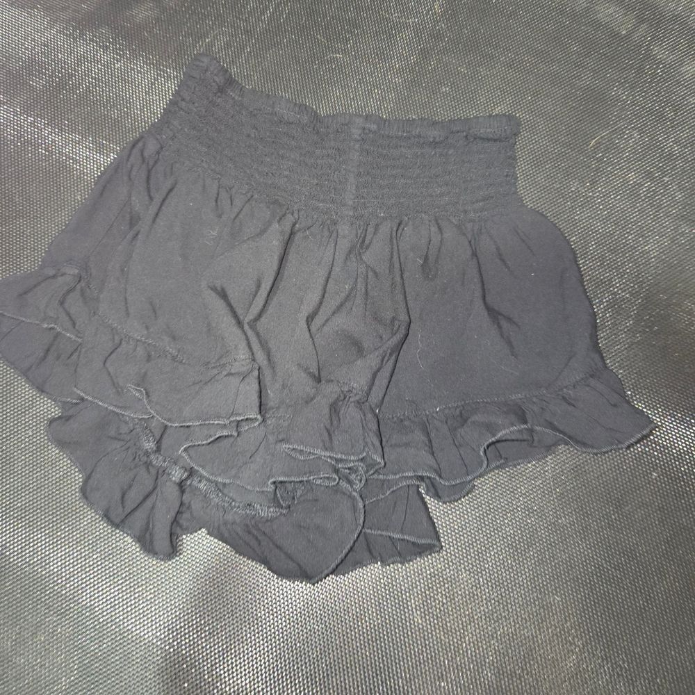 Hollister Black Skirt with Ruffles
